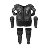 Maxbell Kids Motorcycle Vest Vest Suit Knee Pads Elbow Pads for Snowboarding Riding