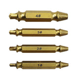 HSS High Speed Steel Screw Extractor Damaged Screw Remover Kit for Rusted, Broken or Stripped Screws and Bolts - Aladdin Shoppers