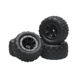 Maxbell RC Car Wheels and Tires Assembly Replacement for 1:12 1:14 1:16 Car Vehicles 4pcs