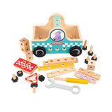 Maxbell Wooden Building Set Hands on Wooden Tool Toy for Children Boys Girls Baby