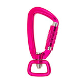 Maxbell Maxbell Outdoor Auto Self Locking Carabiner Keychain Climb Backpack Hook Rose red