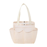 Maxbell Mesh Shower Tote with 2 Handles Quick Dry Portable for Travel Beach Camping Beige