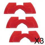 Maxbell 3x3x Electric Scooter Rubber Damping Pad Accessories for Xiaomi M365 red