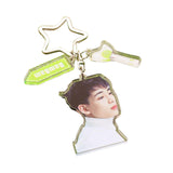 Maxbell Acrylic Keychain Portable Versatile Adorable Keyring for Women Birthday Gift Style A