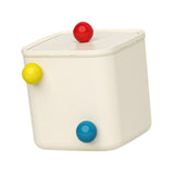 Maxbell Creative Mini Trash Can Desktop Storage Box Small Trash Bin for Dresser Dorm 15 cmx15 cmx14.5 cm