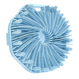 Maxbell Body Scrubber Handheld Premium Bath Massage Tool for Men and Women Showering Blue