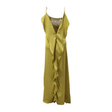 Maxbell Women Summer Dress Sleeveless Evening for Lady Green Birthday Formal Dresses L