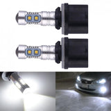 Maxbell Maxbell 2pcs 880 1200LM 6000K White High Power 2323 SMD LED Fog Driving Light Bulbs