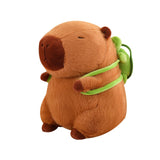 Maxbell Capybara Plush Toy with Turtle Bag Plush Capybara Doll for Boys Girls Adults 45cm