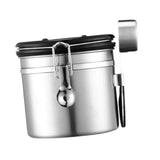 Maxbell Coffee Canister Gadgets Coffee Storage Container for Tea Cookie Coffee Beans Silver 1.2L