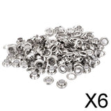 Maxbell 6x100 Sets 5mm Eyelet Grommet Hole Rivets w/Lip