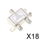 Maxbell 18x2 Way Splitter 5-2400MHz Signal Satellite Splitter TV Antenna Coaxial HDTV