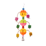 Maxbell Maxbell Hanging Chew Toy Parrot Chewing Toy with Bell Teeth Care Treat and Chew ##3