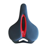 Maxbell Bike Seat Padded Wide Saddle Bike Saddle for Riding Outdoor Sports Beginners red
