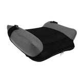 Inflatable Seat Booster Decorative Chair Cushion for Airplane Hiking Camping Black