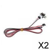 Maxbell 2xMechanical Limit Switch Module Replace with 1M Cable for Ramps 1.4 Accessory Vertical