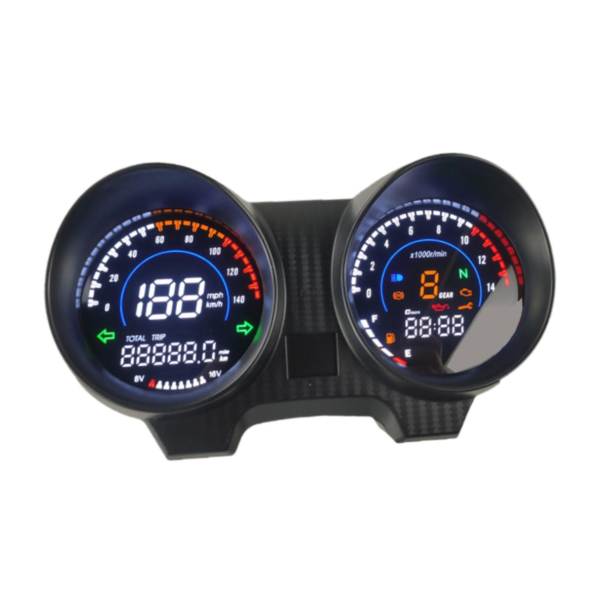 Maxbell Motorcycle Instrument Multiuse Speedometer for Max125 RX110 Accessories