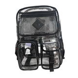 Maxbell Clear Backpack Daypack Daybag Bookbag School Bag for Sports Outdoor Festival