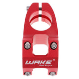 Maxbell Durable 31.8mm Hollowed Short Handlebar Short Bar Aluminium Bike Stems Red - Aladdin Shoppers