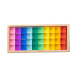 Maxbell Building Blocks Set for Kids Acrylic Cubes Stacking Game for Girls Kids Boys 40pcs