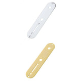 Maxbell 2 Chrome & Gold Plated Control Plate for Fender Telecaster Tele Electric Guitar