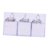 3 Pieces Christmas Tree Hanging Ornaments for Wedding Birthday Window Scenes Linen