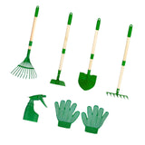 Maxbell 6 Pieces Kids Gardening Tools Set Hand Tool Gifts Comfort Handle with Gloves