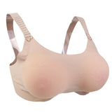 Maxbell Adjustable Strap Pocket Silicone Bra Lingerie Underwear For Crossdressers Mastectomy Fancy Dress Cosplay Skin Color - Aladdin Shoppers