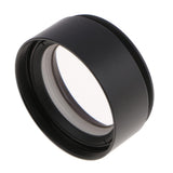 0.7X Barlow Auxiliary Objective Lens Optical Glass for Stero Microscope - 48mm Mounting Thread W.D 120mm (Black,Pack of 1) - Aladdin Shoppers