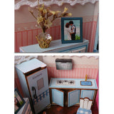 1:24 Wooden 3D Dolls House Model Handicrafted Miniature Kit With Full Furniture Set Birthday Christmas Gifts - Aladdin Shoppers