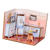 1:24 Wooden 3D Dolls House Model Handicrafted Miniature Kit With Full Furniture Set Birthday Christmas Gifts - Aladdin Shoppers