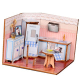 1:24 Wooden 3D Dolls House Model Handicrafted Miniature Kit With Full Furniture Set Birthday Christmas Gifts - Aladdin Shoppers