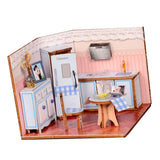 1:24 Wooden 3D Dolls House Model Handicrafted Miniature Kit With Full Furniture Set Birthday Christmas Gifts - Aladdin Shoppers