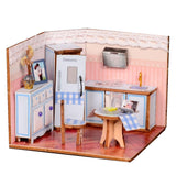 1:24 Wooden 3D Dolls House Model Handicrafted Miniature Kit With Full Furniture Set Birthday Christmas Gifts - Aladdin Shoppers