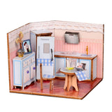 1:24 Wooden 3D Dolls House Model Handicrafted Miniature Kit With Full Furniture Set Birthday Christmas Gifts - Aladdin Shoppers