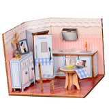 1:24 Wooden 3D Dolls House Model Handicrafted Miniature Kit With Full Furniture Set Birthday Christmas Gifts - Aladdin Shoppers