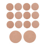 1 Pair 80mm Round Leather for Bell Shaped Leather Craft Mold Tool Fit 30mm - Aladdin Shoppers