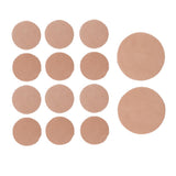 1 Pair 80mm Round Leather for Bell Shaped Leather Craft Mold Tool Fit 30mm - Aladdin Shoppers