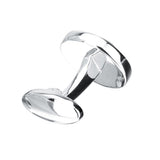 1 Pair Fashion Men's French Cuff Links Black Agate Round Copper Cufflinks - Aladdin Shoppers