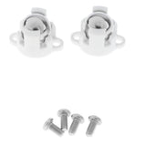 1 Pair Universal Wheels M3 Screws For Arduino Robot Chassis Smart Car DIY Accessories - Aladdin Shoppers