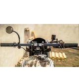 1 Piece 25mm Black High Quality Stainless Steel Motorcycle Handlebar Flat Drag Straight Bar for Harley 883 XL 1200 - Aladdin Shoppers