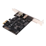 1-Port USB3.1 Type-C Interface PCI-E Extension Card With 1-Port Fast Charge Black - Aladdin Shoppers