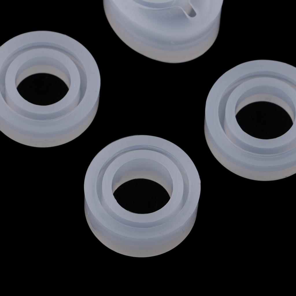 1 Set / 18pcs DIY Assorted Ring Shapes Sugar Craft Silicone Moulds Cake Decor Baking Accessory Chocolate Soap Molds 3D - Aladdin Shoppers