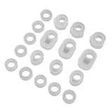 1 Set / 18pcs DIY Assorted Ring Shapes Sugar Craft Silicone Moulds Cake Decor Baking Accessory Chocolate Soap Molds 3D - Aladdin Shoppers