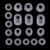 1 Set / 18pcs DIY Assorted Ring Shapes Sugar Craft Silicone Moulds Cake Decor Baking Accessory Chocolate Soap Molds 3D - Aladdin Shoppers
