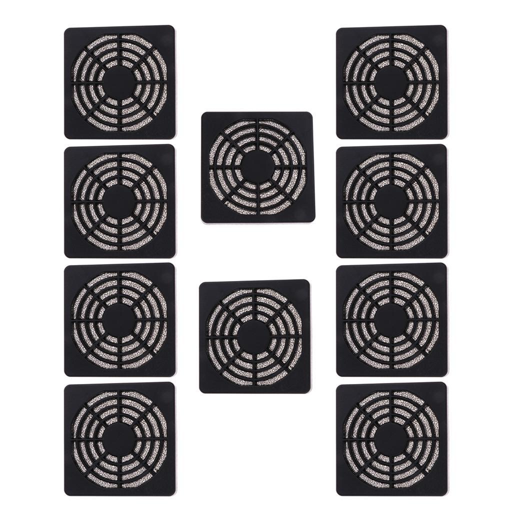 10 Pcs Dustproof Mesh Dust Filter Guard for 60mm PC Computer Case Fan - Aladdin Shoppers