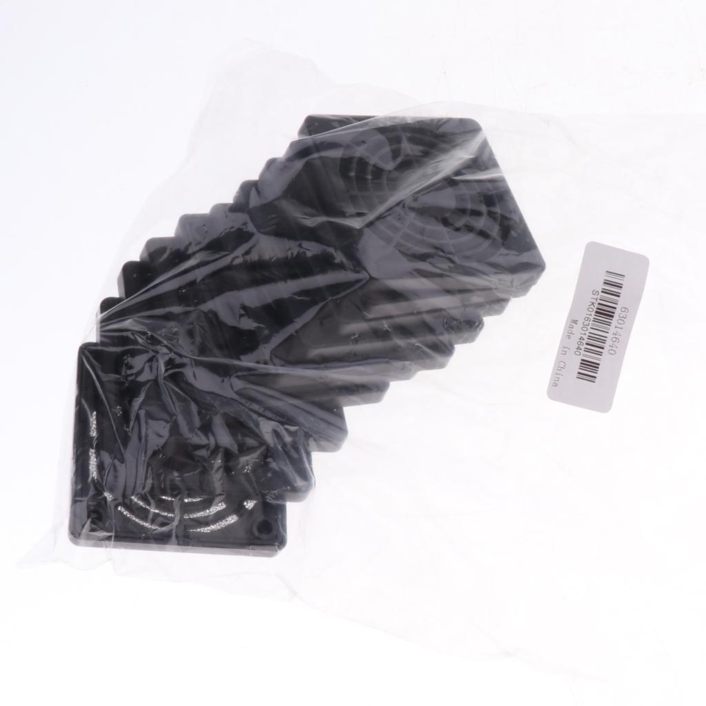 10 Pcs Dustproof Mesh Dust Filter Guard for 60mm PC Computer Case Fan - Aladdin Shoppers