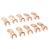 10 Pieces 200A Open Cable Wire 10.2mm Terminal Connector Copper Lugs Kits - Aladdin Shoppers