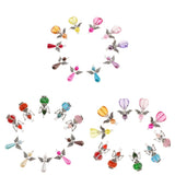 10 Pieces Assorted Antique Silver Wing Dancing & Butterfly Wings Angel Charms Beads Dangle Pendants For DIY Bracelet Necklace Craft Findings - Aladdin Shoppers