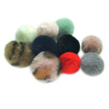 Maxbell 10 Pieces Assorted Color Pom Poms Fluffy Balls Embellishment Clothing Decoration for Jewelry Making DIY Necklace Earrings
